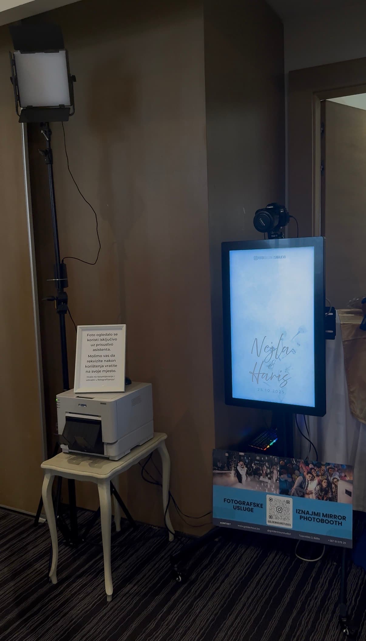 Foto ogledalo / Photobooth Sarajevo 8