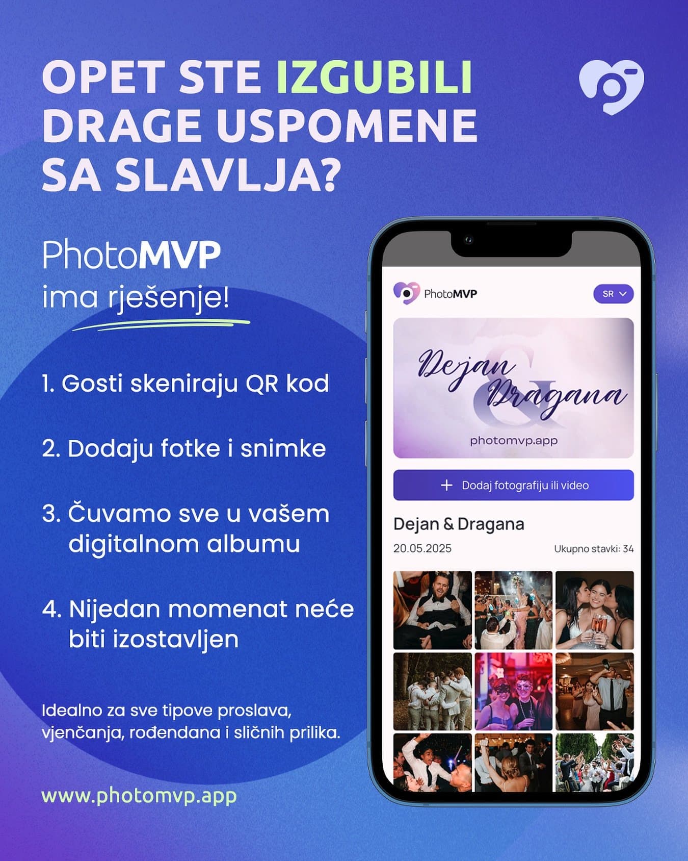 PhotoMVP - Digitalni album za proslave fotografija 2