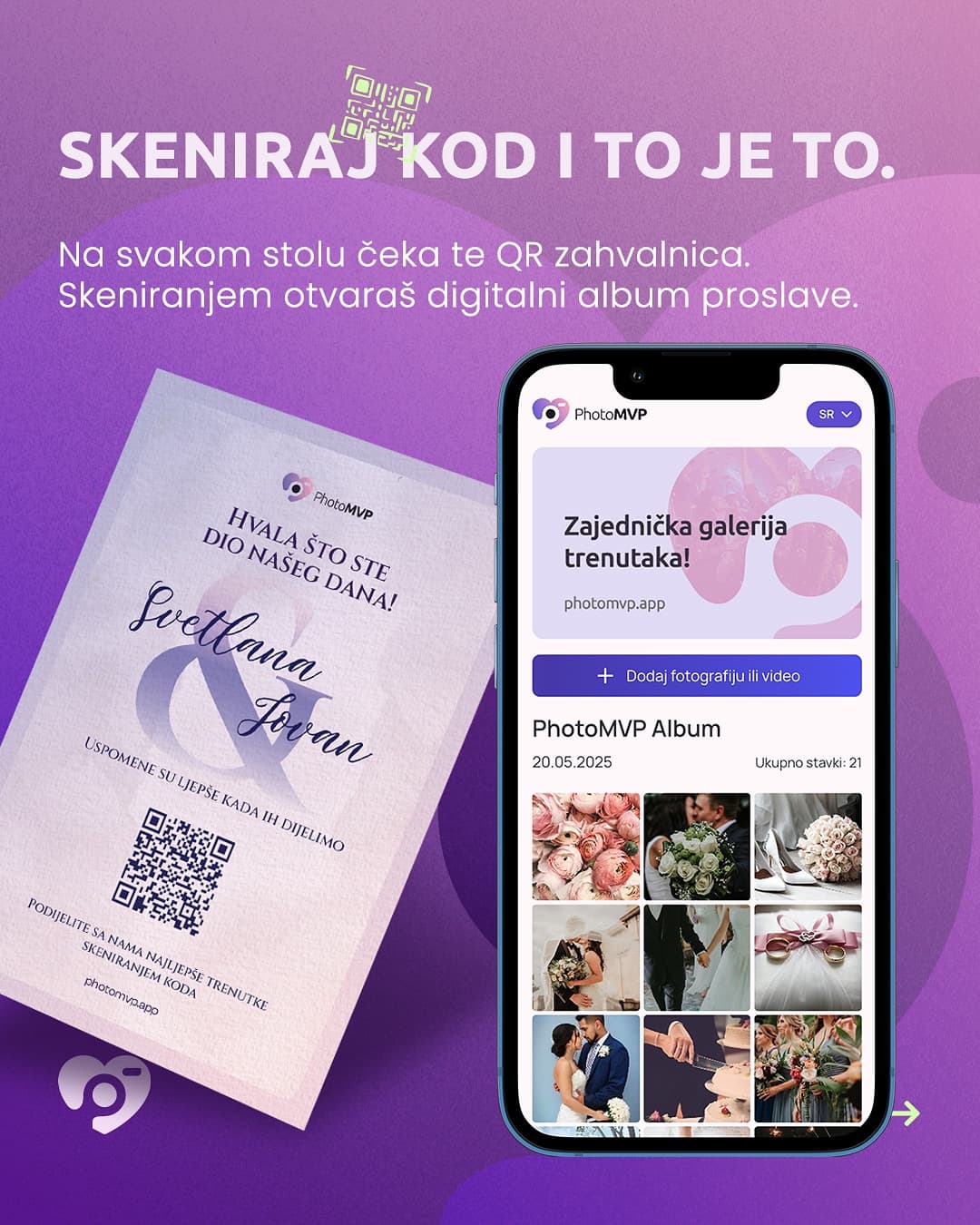 PhotoMVP - Digitalni album za proslave fotografija 4