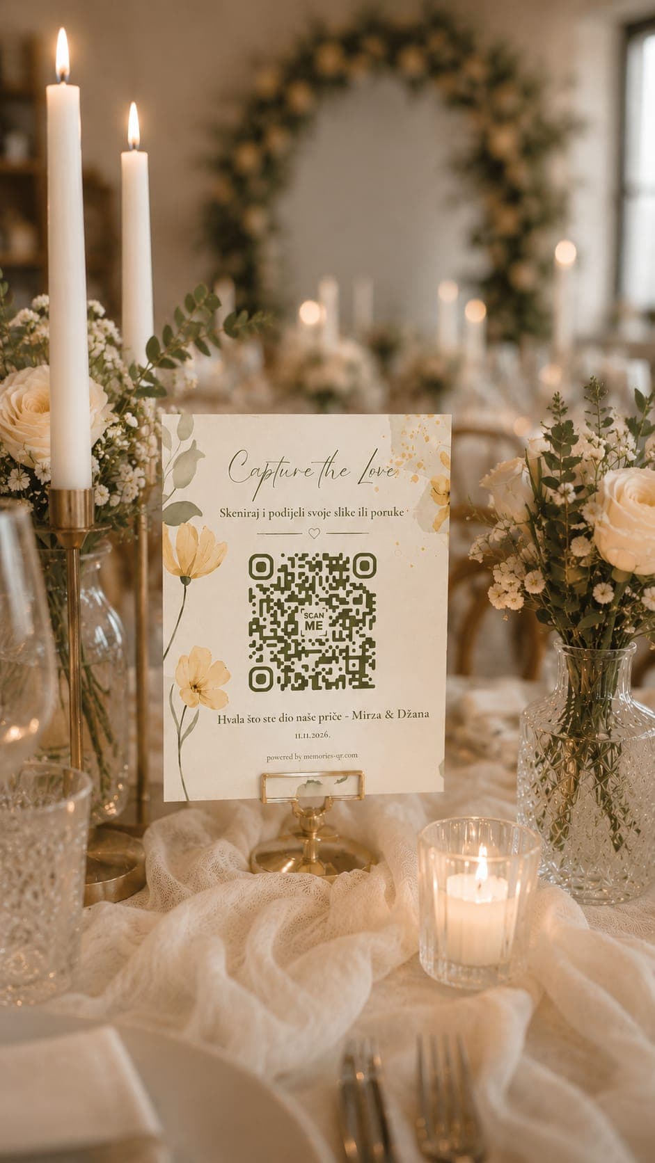 QR kod za svadbe - MemoriesQR fotografija 4