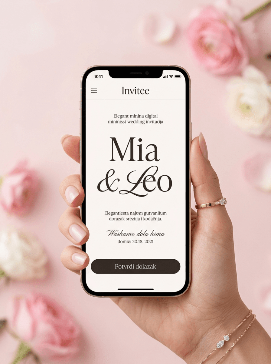 Invitee - digitalne pozivnice za vjenčanja fotografija 3